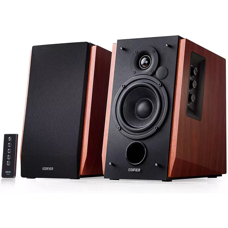 Edifier R1700BTS - Skaļruņu sistēma - Grāmatplauktu - Bezvadu - Bluetooth - 66 W (kopā) (R1700BTS WOOD)