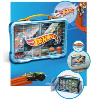 Hot Wheels pārnēsāšanas futrālis ar apgaismotu logotipu