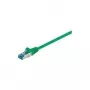 Wentronic Goobay CAT 6a Patch Kabelis, S/FTP (PiMF), Zaļš, 3 m - LSZH Halogēns-Brīvs, Varš (93783)