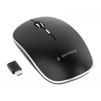 Bezvadu optiskā pele ar USB-C uztvērēju Gembird MUSW-4BSC-01