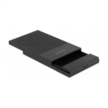 Ārējais korpuss HDD/SSD DeLOCK 42011 2.5 inch SATA III 5 Gbit/s Melns