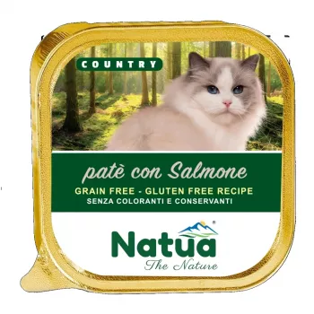 NATUA Country Salmon - mitrā kaķu barība - 100g