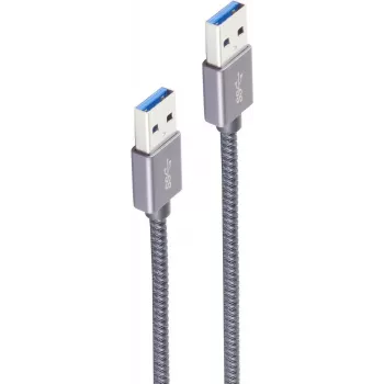 USB kabelis ShiverPeaks BS13-37020 1m USB 3.2 Gen 2 Pelēks