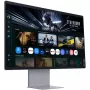 Samsung M90SF datora monitors 81,3 cm (32 collas) 3840 x 2160 pikseļi 4K Ultra HD OLED Sudrabs