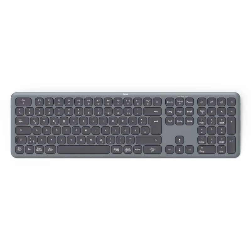 Daudz ierīču bezvadu tastatūras un peles komplekts melns HAMA