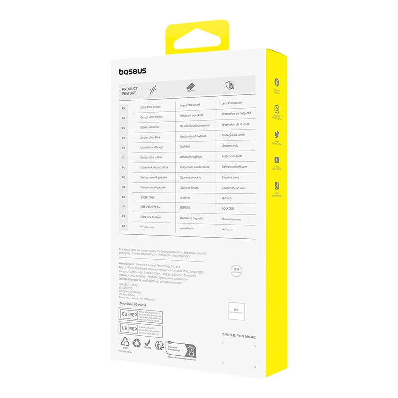 Telefona maciņš Baseus OS-Lucent Series iPhone 15 Plus, caurspīdīgs, plāns aizsargpārvalks