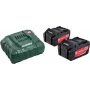Metabo 685050000 Basic-Set, 2 x 4,0 Ah 18 V bateriju un lādētāja komplekts