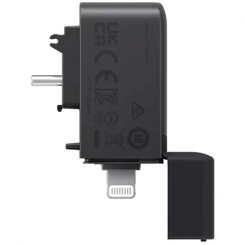 Karšu lasītājs Insta360 X4 Quick Reader USB-C/Lightning Melns