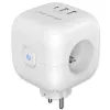 Pagarinātājs QOLTEC 52548 ar 3×AC kontaktligzdām un USB portu