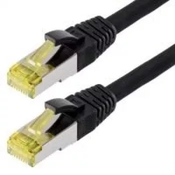Helos - Savienojuma kabelis - RJ-45 (vīriešu) - RJ-45 (vīriešu) - 30 m - SFTP kabelis (PIMF) - CAT 6a - Melns
