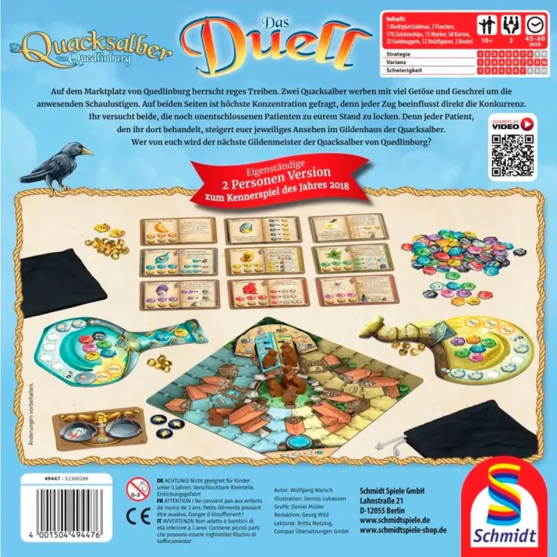 The Quacks of Quedlinburg - Das Duell, Galda spēle