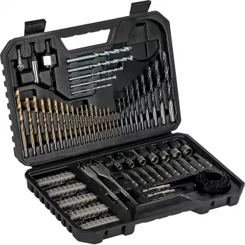 Piederumu komplekts Bosch V-Line 103 gab. — Bosch 103 detaļu urbj- un skrūvgriežu piederumu komplekts