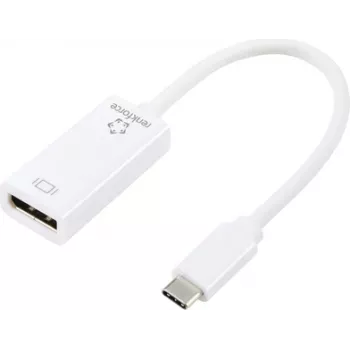 Renkforce USB-C® uz DisplayPort adapteris [1x USB-C® spraudnis - 1x DisplayPort ligzda] 0.15 m (RF-6056894)