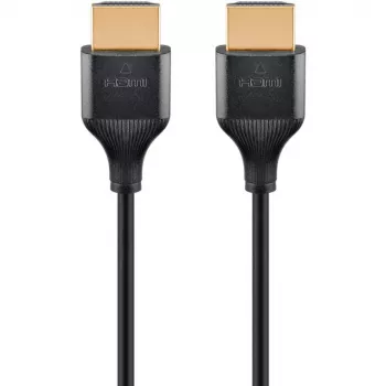 HDMI kabelis Goobay 75297 0,5m HDMI Type A vīrietis 48 Gbit/s Melns
