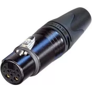 Neutrik NC10FXX-14-B XLR vadu savienotājs melns