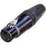Neutrik NC10FXX-14-B XLR vadu savienotājs melns