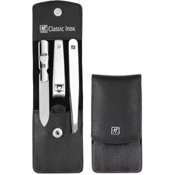 ZWILLING 97435-004-0 manikīra/pedikīra komplekts melnā futrālī