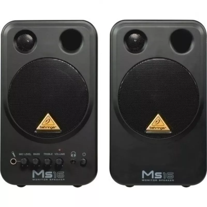 Behringer MS16 2-virzienu skaļrunis Melns Vadu 16 W