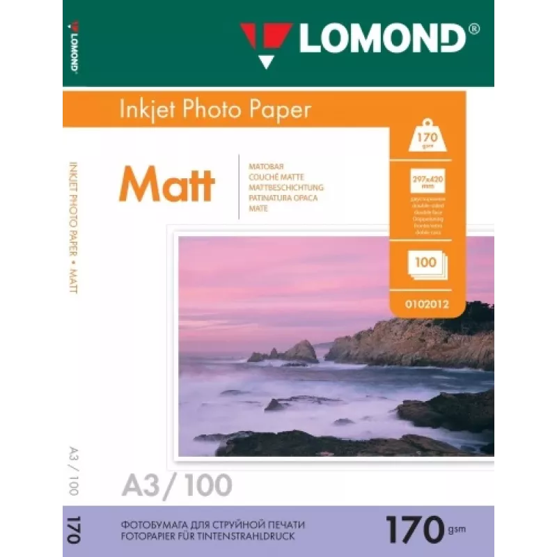 Inkjet fotopapīrs Lomond 0102012 A3 170 g/m² abpusējs