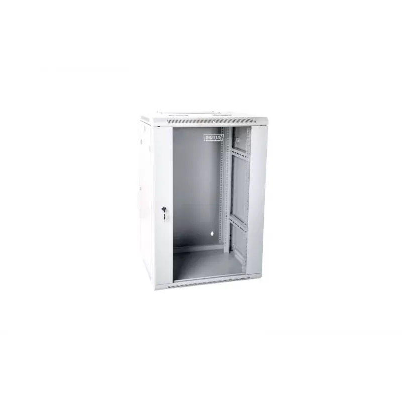 Digitus DN-WD19 12U/600 sienas skapis, 19 inch, gaiši pelēks