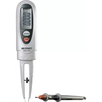 Voltcraft digitālais komponentu testeris SMD-200 CAT III 600 V Displejs (skaitījumi): 6000