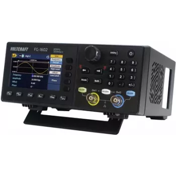 VOLTCRAFT FG-1602 funkciju ģenerators, tīkla barošana, 1 µHz - 60 MHz, 2 kanāli, patvaļīgs (VC-13082815)