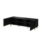 Cama RTV skapis PAFOS 150x42x52 melns matēts