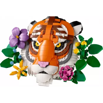 Konstruktors LEGO Art Fauna Collection Tiger 31217 - uzbūvējams tīģera modelis