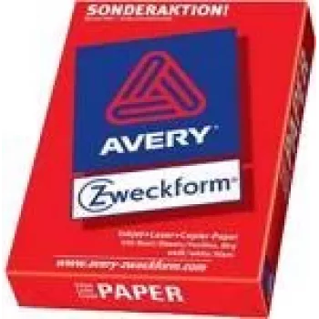 Matēts printera papīrs Avery 2575 80 g/m² 500 loksnes