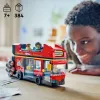 LEGO City Sarkanā divstāvu apskates autobusa rotaļlieta 60407