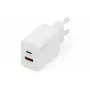 DIGITUS DA-10301 AC Iekštelpu USB GaN Lādētājs — 30W, 1× USB-C, 1× USB-A, 100–240V, balts