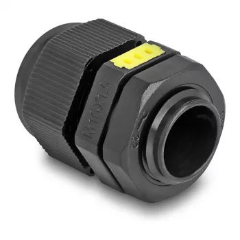 DeLOCK M16 ventilējams kabeļa savienotājs IP68 melns 2 gab.