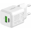 YENKEE YAC G38 20W 3A Power Delivery USB-C un USB-A sienas lādētājs