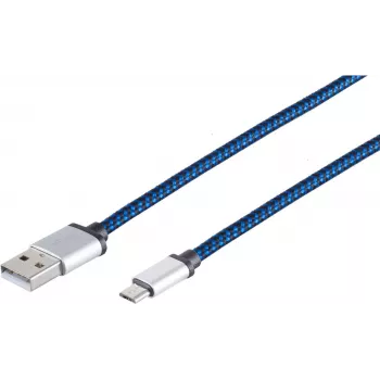 USB kabelis S/CONN 14-50023 USB 2.0 2 m