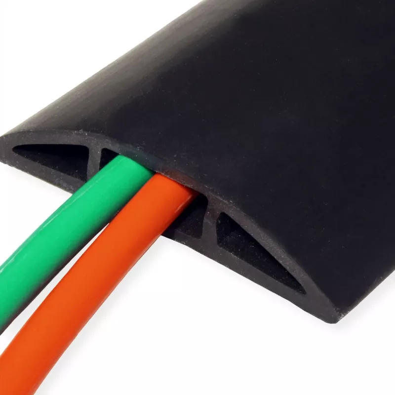 ROLINE Cable Duct TPE Flex, 60 mm, melns, 1,8 m (19.08.3105)