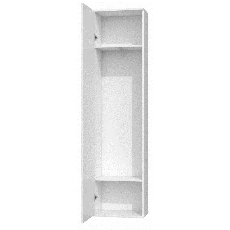 Skapis Top e shop DUO SZAFKA BIEL — 2 plaukti, 1 durvis, Balts, 500×350×1800 mm