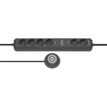 Pagarinātājs Brennenstuhl Eco-Line Comfort Switch 2m 6 kontaktligzdas