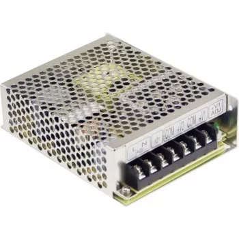 Barošanas bloks Mean Well RS-75-12, 72 W, 12 V, AC 88–264 V, pasīvā dzesēšana, metāla korpuss
