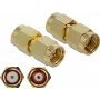 Vadu savienotājs DeLOCK 89971 SMA RP-SMA zelts
