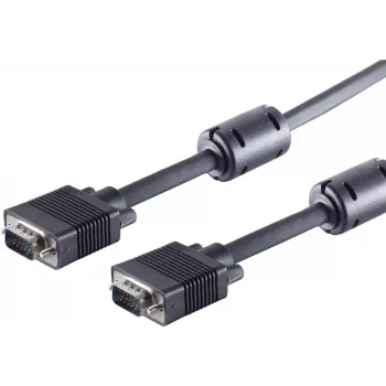 ShiverPeaks S-VGA 78056-0.2 monitora kabelis, 2 × 15-pin ekranēts, 0,2 m