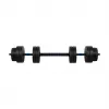 REBEL ACTIVE Regulējama bitumena hantele ar savienotāju 1x20kg
