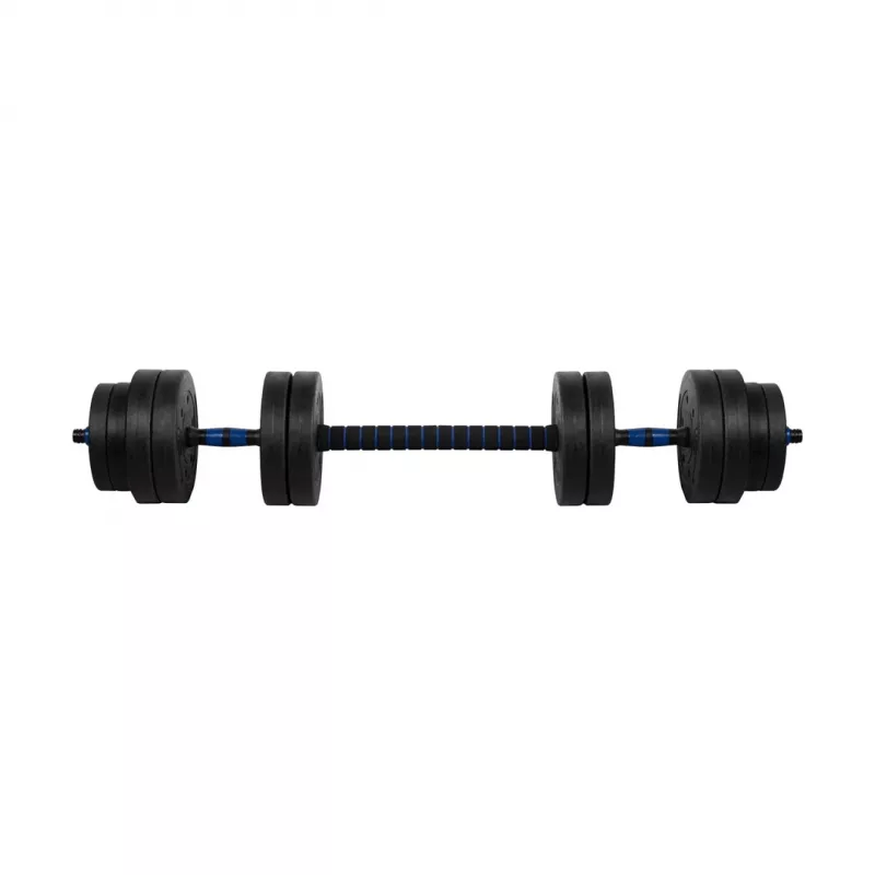 REBEL ACTIVE Regulējama bitumena hantele ar savienotāju 1x20kg