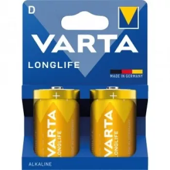Varta Alkaline baterija R20 (tips D) ilgmūžīga, 2 gab.