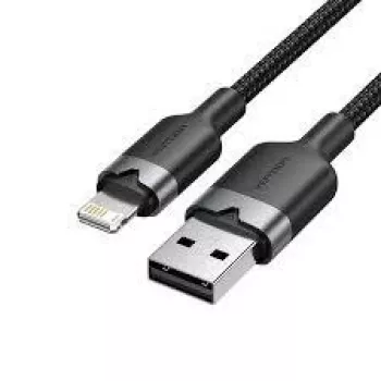 USB2.0 uz LIGHTNING kabelis, 1m, melns, Lanbf Vention