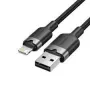 USB2.0 uz LIGHTNING kabelis, 1m, melns, Lanbf Vention