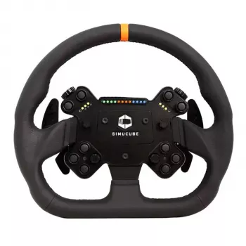 Cammus Valo GT-23 bezvadu stūre 32 cm, āda, melna