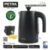Elektriskā tējkanna Petra 1.7L 3KW matēti melna