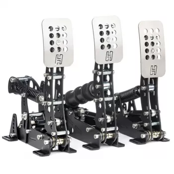 Heusinkveld Ultimate+ 3 Pedāļu Komplekts melns — tiešās piedziņas simsacensību pedāļu komplekts, 3 pedāļi