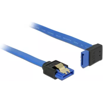 SATA kabelis DeLOCK 84996 0.3 m SATA 7-pin Melns Zils