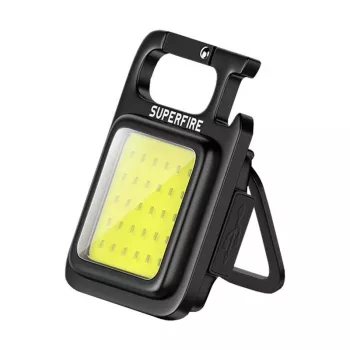 Lukturis Superfire MX16 — 600 lm, iebūvēts 500 mAh akumulators, USB-C lādēšana
